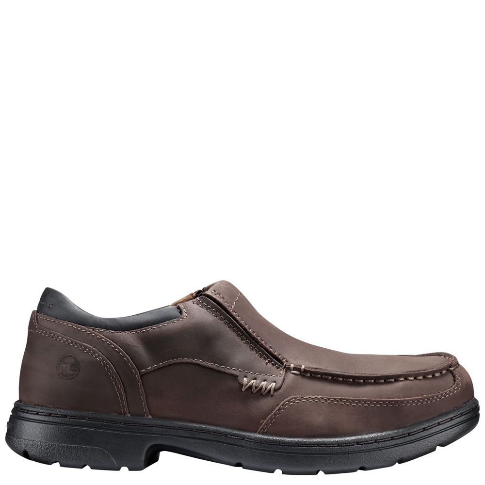 Zapatos De Seguridad Timberland Hombre Pro® Branston Esd Alloy Toe Marrones - Chile KSJ-580947